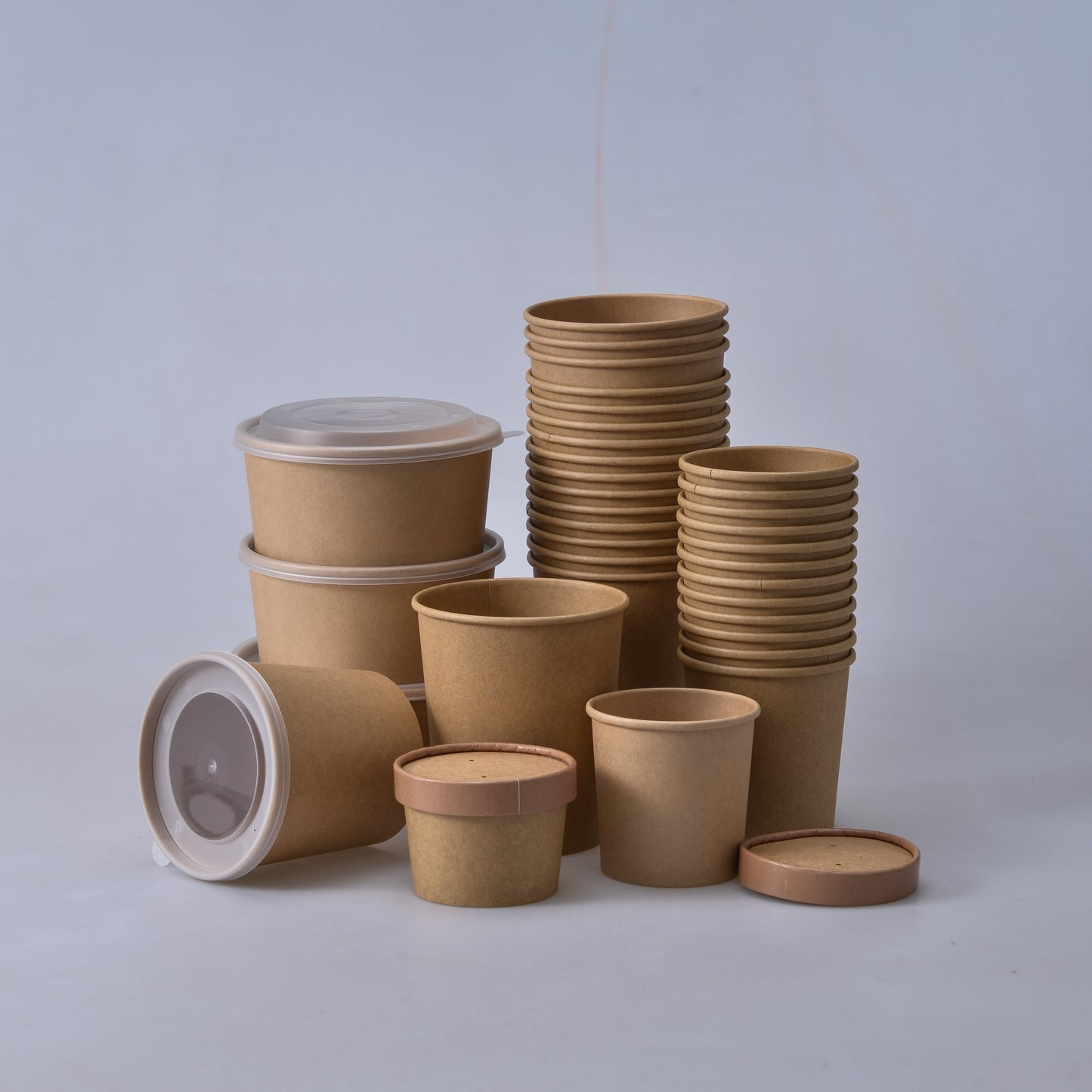 Lid for kraft soup bowl 16oz