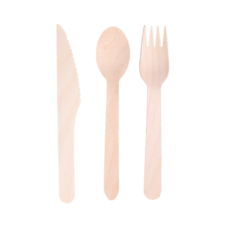 Degradable tableware wooden fork 5000pcs