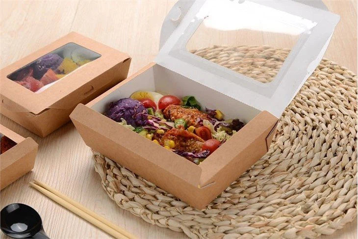 Kraft Bento Box with window NO.2