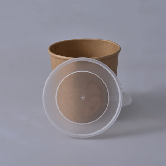 Lid for kraft soup bowl      26oz/32oz