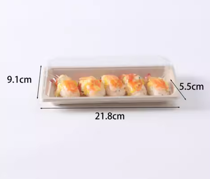 Size 2 Sushi Box (Degradable) (Lid Exclusive)