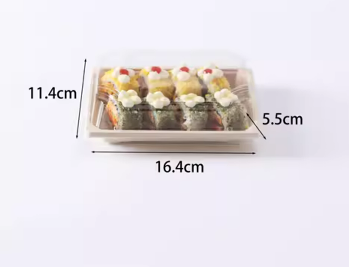 Size 3 Sushi Box (degradable) (Lid Exclusive)