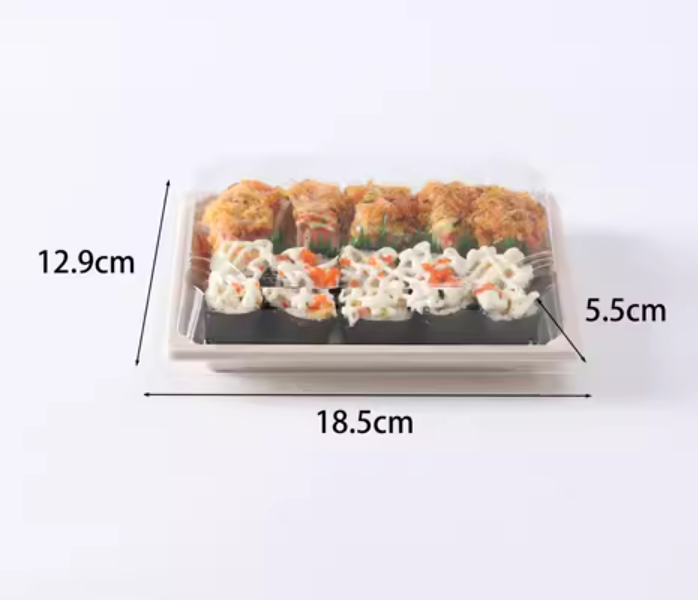 Size 5 Sushi Box (Degradable) (Lid Exclusive)