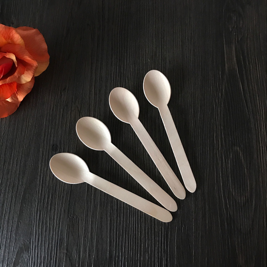 Degradable tableware wooden spoon     5000pcs