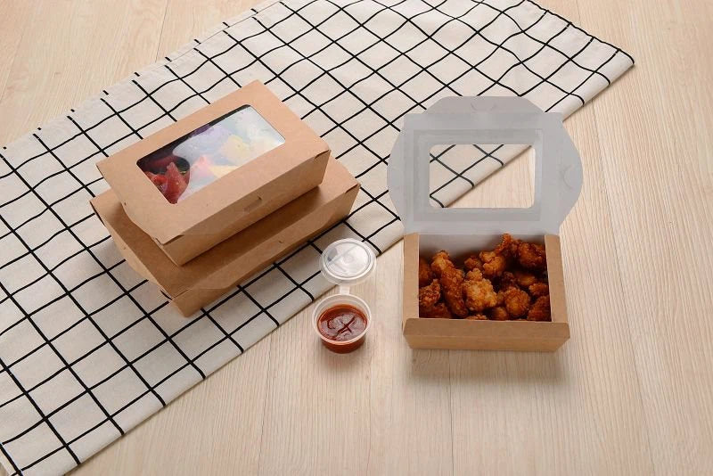 Kraft Bento Box with window NO.1