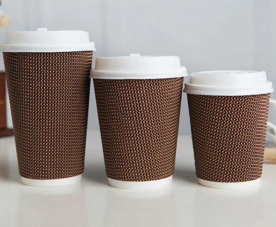 RIPPLE WALL PAPER CUP - 16OZ