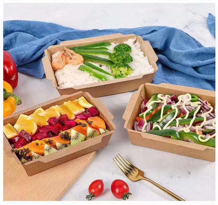 Kraft Paper Meal Box  500