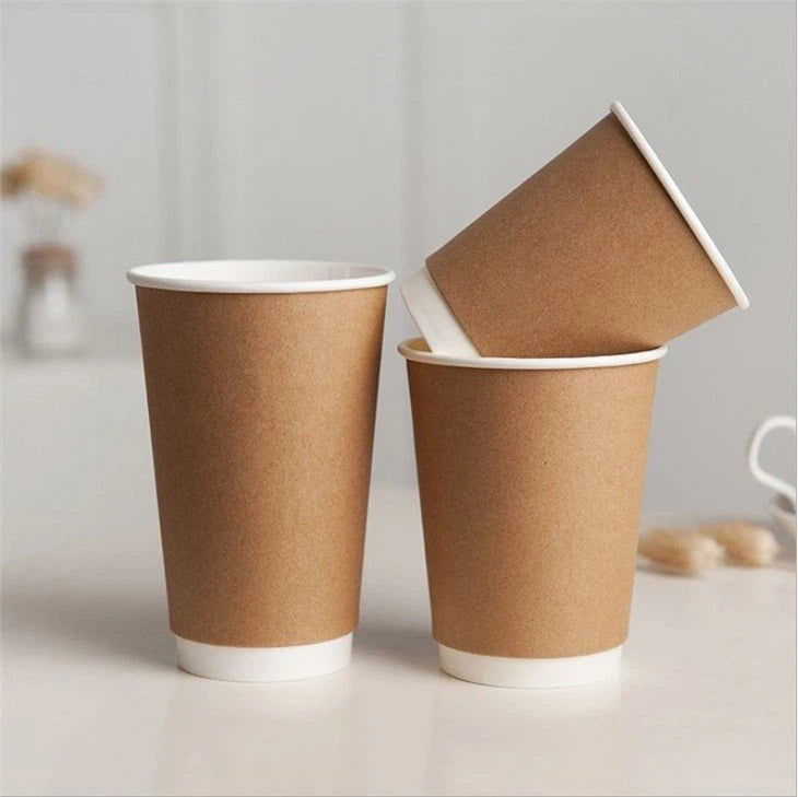 KRAFT DOUBLE WALL PAPER CUP -12OZ