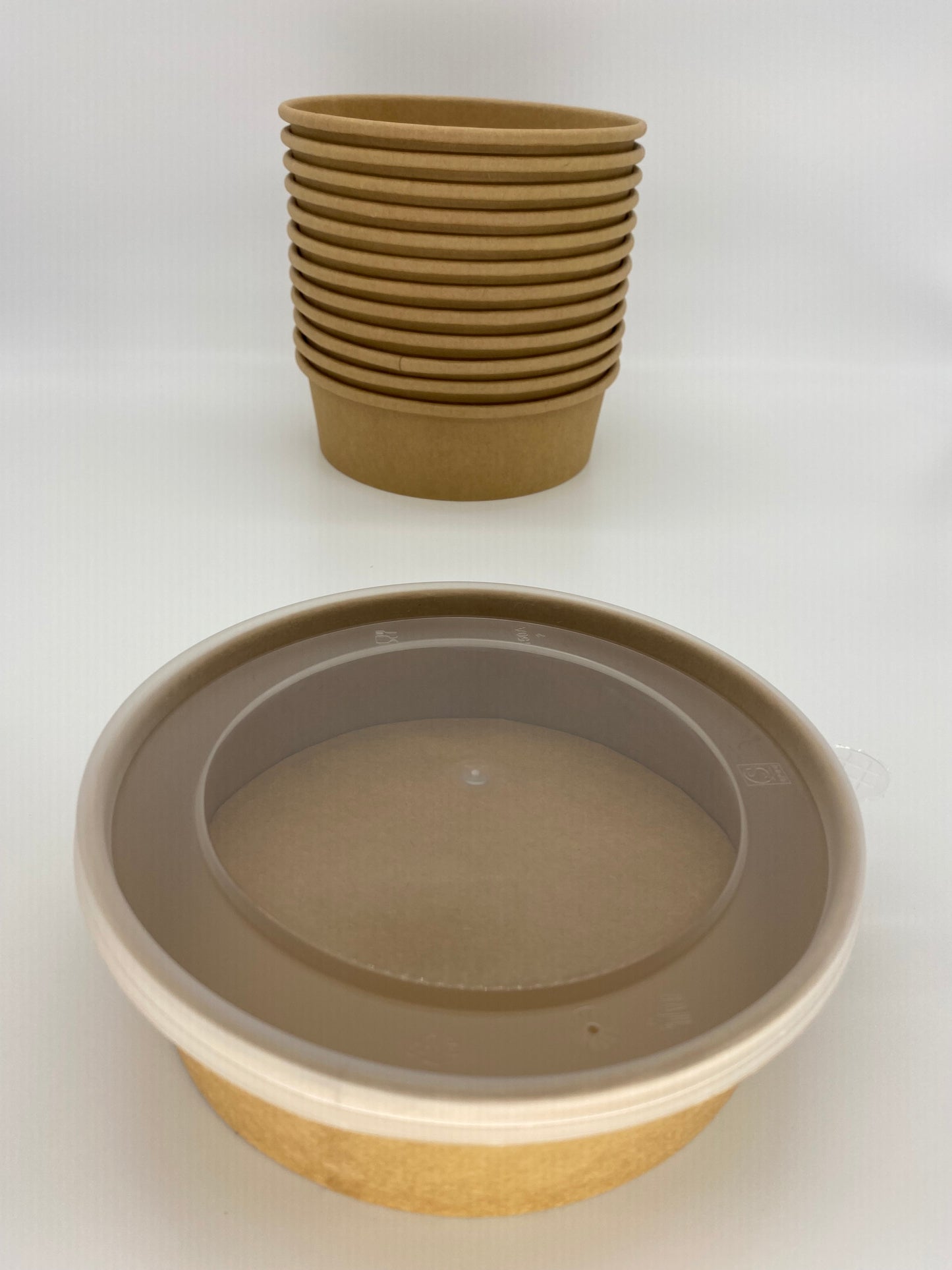 Lid for kraft bowl 500/750/1000/1200 pp