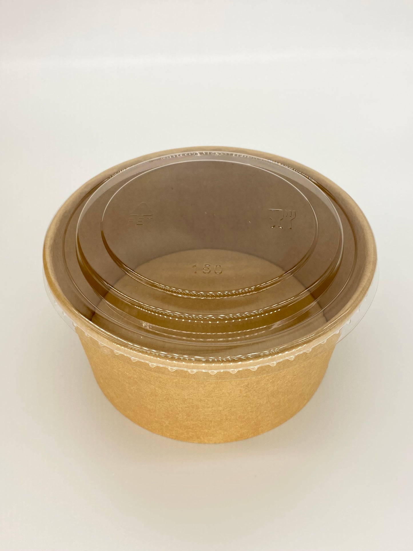 Lid for kraft bowl 500/750/1000/1200  150PET