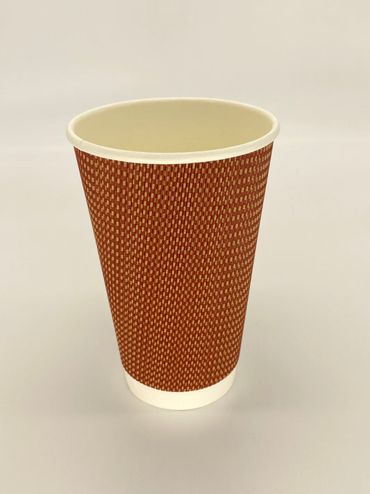 RIPPLE WALL PAPER CUP - 16OZ