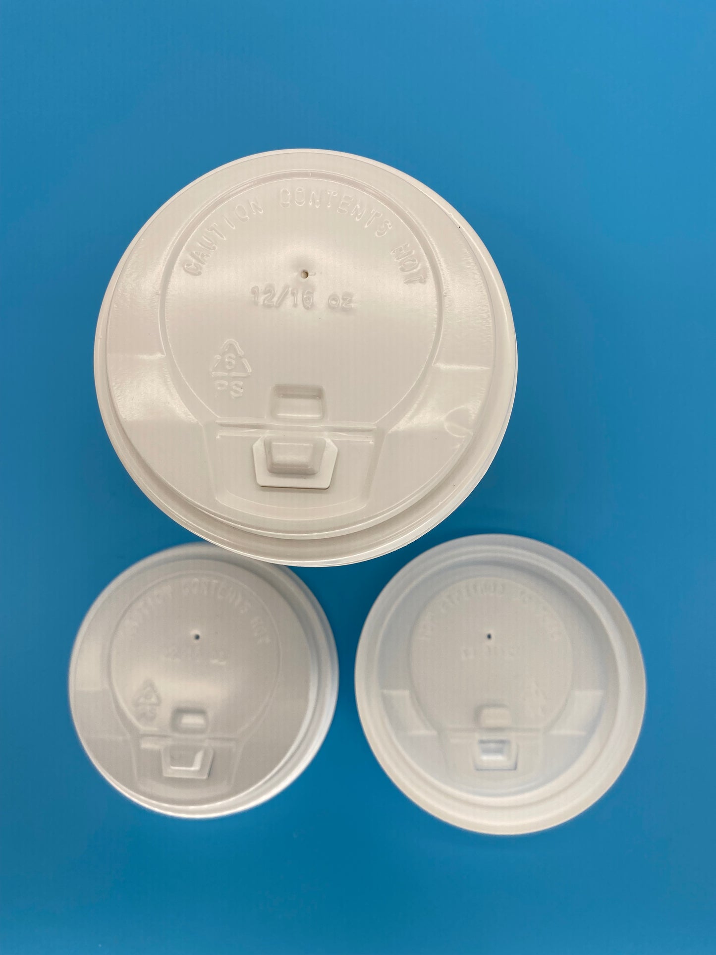 Lid for coffee cup - 12oz & 16oz wh