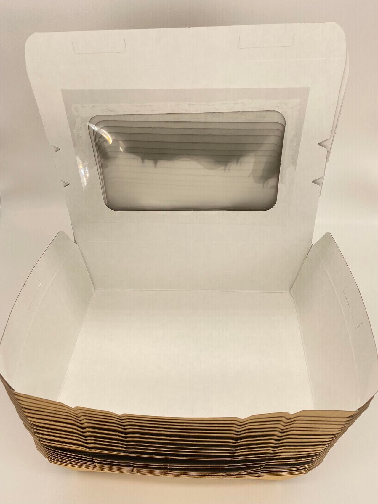 Kraft Bento Box with window NO.3